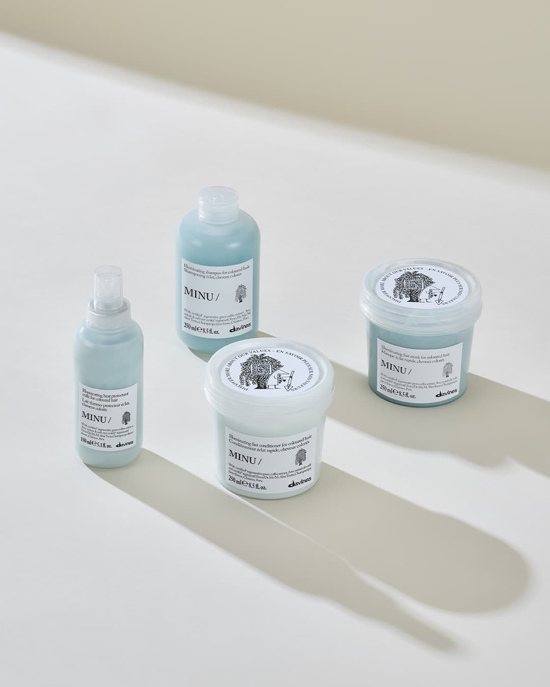 Davines Essential Haircare Minu family
